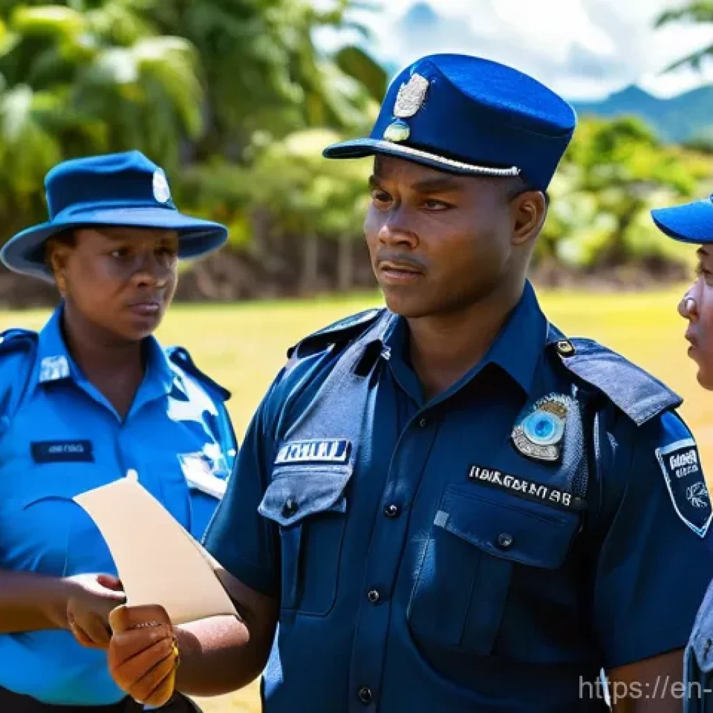 솔로몬 제도 호주와의 관계 - **Prompt 1: Shared Security and Training**
    A vibrant, realistic photograph capturing a joint tra...